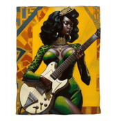 Towel with Musical Notes Design